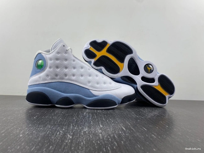 One Kick Air Blue 13 414571-170 Jordan Grey 0817